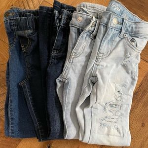 Little girl’s Cat & Jack jeans lot